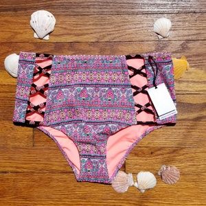Hipster High Waist SWIM bottoms (see matching top)